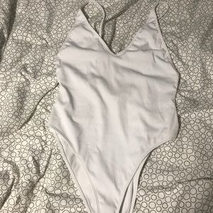 NWT V-Neck One Piece Swimsuit